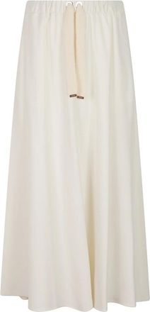 Herno Falda midi con cord&oacute;n ajustable - Skirts - Mujer - Blanco - XS
