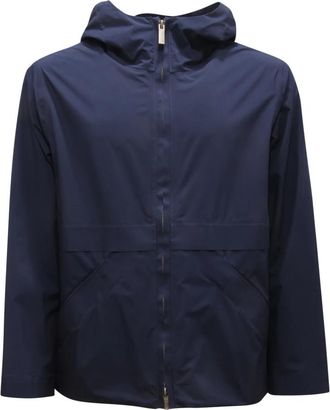 K-Way Claudel Clean Look 3L Jacket - Heren - Regenjassen - Blauw - S - Polyester - Jassen