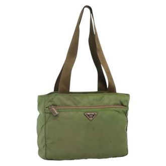 Prada Pre-owned Nylon bolsos-prada - Pre-owned - Mujer - Verde - ONE SIZE