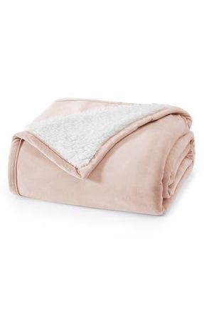 UGG Bliss Fuzzy Throw in Quartz/quartz at Nordstrom Rack