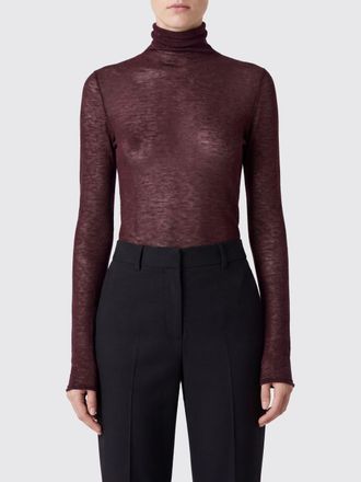 Pinko Dolcevita slim fit in lana trasparente a maniche lunghe