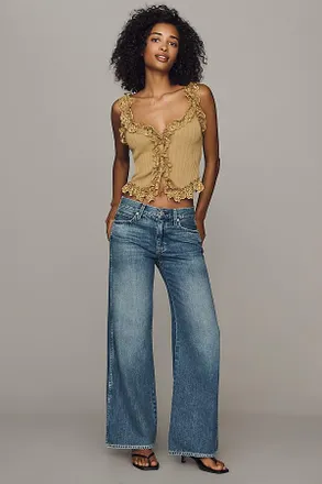 Amo Regina High-Rise Wide-Leg Jeans