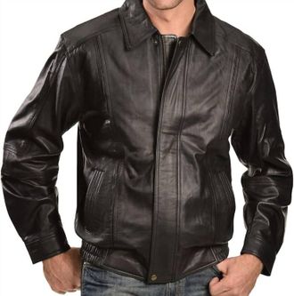 Scully Premium Lambskin Jacket In Black