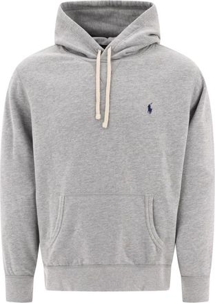 Polo Ralph Lauren Grijze Sweatshirt Aw 25 Stijlvolle Hoodie - Heren - Hoodies - Grijs - 2XL - Katoen - Hoodies & sweatvesten