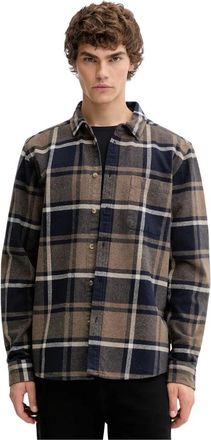 Les Deux Jeremy Check Flanellen Shirt - Heren - Casual Overhemden - Veelkleurig - S - Katoen - Overhemden