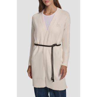 DKNY Relaxed Cardigan in Blonde/Brown at Nordstrom Rack, Size X-Small