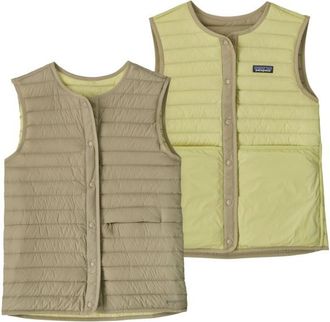 Patagonia Lightweight Reversible Down Sweater Vest Daunengilet f&uuml;r Damen | beige