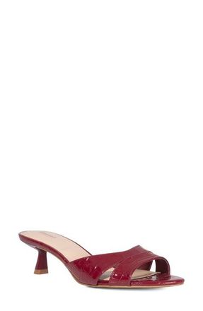 Dune London Miah Kitten Heel Slide Sandal in Burgundy at Nordstrom, Size 10Us