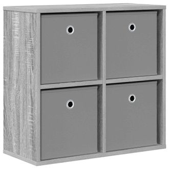 vidaXL Aparador Con Caj&oacute;n Gris Sonoma 59,5 X 27 X 57 Cm Vidaxl