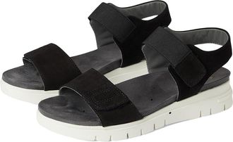 David Tate Papaya Womens Sandals Black : 8.5 WW (EE), Leather