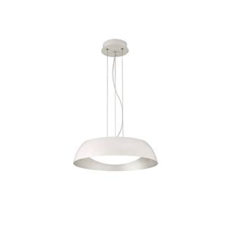 Netlighting Argenta Pendant Small 18W LED 1800lm White Silver White Acrylic