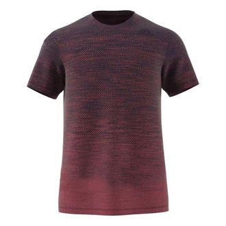 adidas Gradient Tee Sports Round Neck Short Sleeve Red GC8411