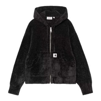 Carhartt Work in Progress Maine Active Sweater Jacket - - Sweatshirts & Hoodies - Donna - Nero - XS