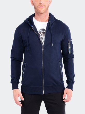 Maceoo Hoodie Navy