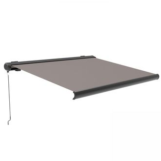 Oviala Toldo de aluminio topo de 295x25m con caja integrada