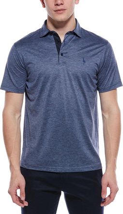 Tailorbyrd Tailorbyrd Melange Mesh Performance Polo Shirt