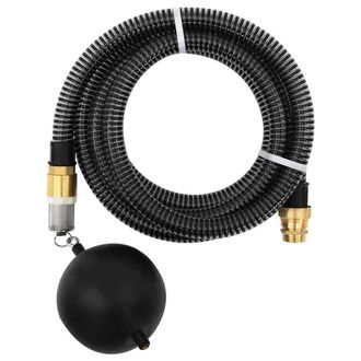 vidaXL Vidaxl - Manguera De Succi&oacute;n Con Conectores De Lat&oacute;n Pvc Negro 29 Mm 15m