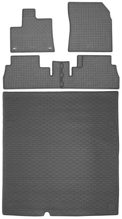 OEM Opel Combo Kombivan Desde Junio De 2018. Juego: Alfombrillas De Goma Para Coche + Alfombrilla Para Maletero