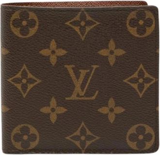 Louis Vuitton Pre-owned Wallets, female, Brown, Size: ONE SIZE Pre-owned Portefeuille Marco