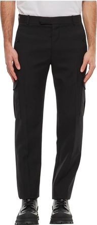 Alexander McQueen Cargo Broek - Heren - Straight fit broeken - Zwart - XL - Broeken