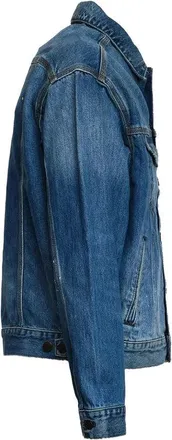 Carhartt Work in Progress Button-Front Cotton Jacket - Blue