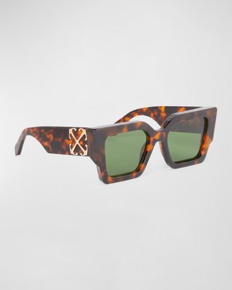 Off-white Mens Catalina Acetate Square Sunglasses