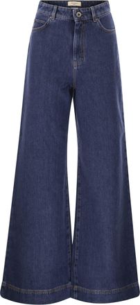 Max Mara Vaqueros de pernera ancha en denim de algod&oacute;n Maxmara Ciro de Weekend