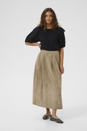 Culture Leren rok CUannemie Leren rok A-shape