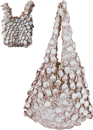 Generic Reusable Grocery Bags | Foldable Packable Pocket Pouch - Reusable Bags With Handles | for Daily Commutes Travel Camp Kitchen Parties Picnics