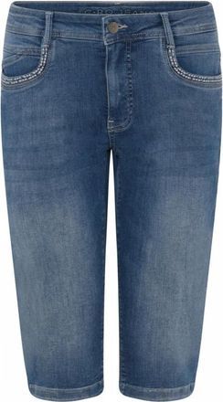 C.Ro Gebruikte Blauwe Bottom Up Jeans - Dames - Denim shorts - Blauw - 2XL - Korte Broeken