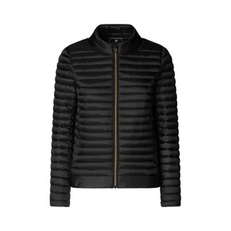Save The Duck Winter Jackets, female, Black, M, Black Quilted Down Jacket Women