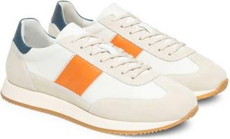 Nero Giardini Retro Low Top Sneaker in Orange Multi at Nordstrom, Size 6-6.5Us