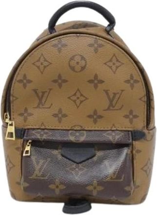 Louis Vuitton Pre-owned Backpack - Dames - Vintage Rugzakken - Bruin - ONE Size - Vintage