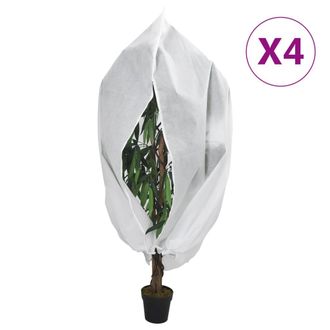 vidaXL Vidaxl - Cubiertas Para Plantas Con Cremallera 4 Uds 70 G/m&sup2; 3,93x3 M