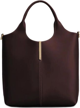 Tod's EBR Kleine Tas met twee handvatten - Dames - Shoppers - Bruin - ONE Size - Leer - Tassen