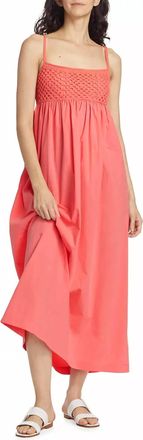 Rails Meeka Midi Dress In Hot Coral
