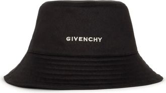 Givenchy Cappello bucket con ricamo - Nero
