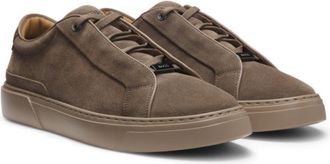 BOSS Gary trainers in suede