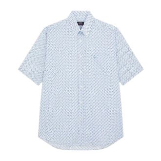 Paul & Shark Short Sleeve Shirts, male, Blue, 2XL, Light Blue Long Sleeve Shirt