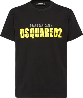 Dsquared2 Horror Logo Cool Fit T-Shirt - Heren - T-shirts - Zwart - XL - Katoen - Tops