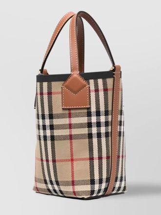 Burberry LONDON vintage check mini bucket bag