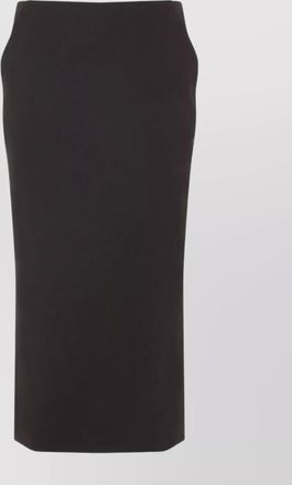 Giorgio Armani wool midi skirt central slit
