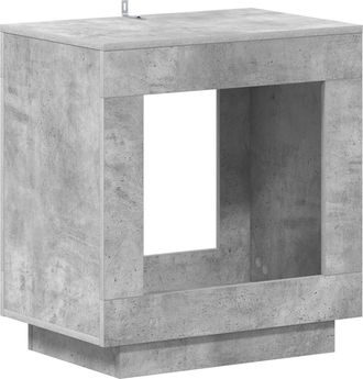 vidaXL Mesa Lateral Gris Hormig&oacute;n 60 X 40 X 65 Cm Madera De Ingenier&iacute;a Vidaxl