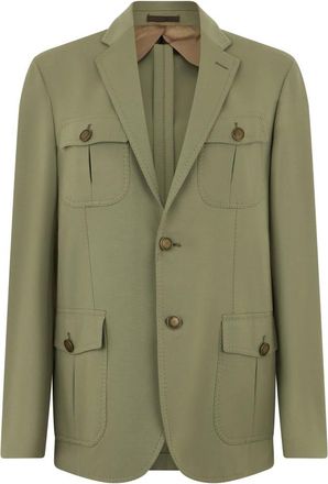 Moorer Blazers, male, Green, Size: M Elegant Jacket