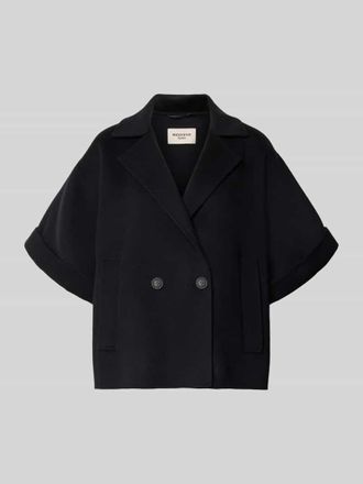 Max Mara Regular Fit Kurzmantel aus reiner Schurwolle Modell NEO in Black, Gr&ouml;&szlig;e 34