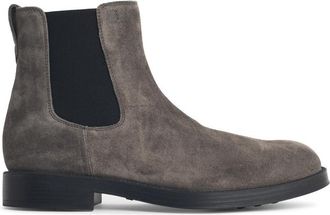 Tod's Tods Chelsea grijze su&egrave;de leren enkellaarzen