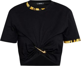 Versace Top With Safety Pin