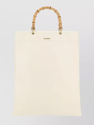 Jil Sander market tote medium leather tote bag