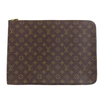 Louis Vuitton Monogram Brown Monogram Monogram Clutch Bag (Pre-Owned)