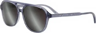 Dior Mens Black Square Sunglasses INDIORN1I 80A4